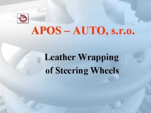 APOS AUTO s r o Leather Wrapping of