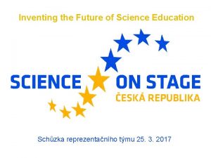 Inventing the Future of Science Education Schzka reprezentanho