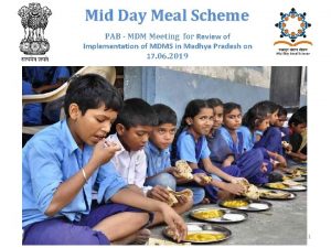 Mid Day Meal Scheme PAB MDM Meeting for