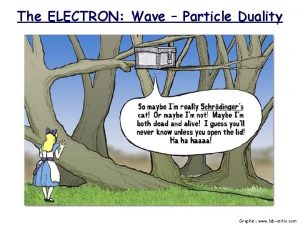 The ELECTRON Wave Particle Duality Graphic www labinitio