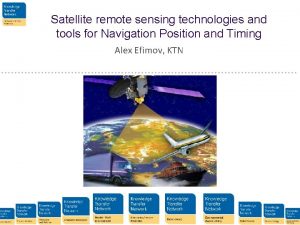 Satellite remote sensing technologies and tools for Navigation