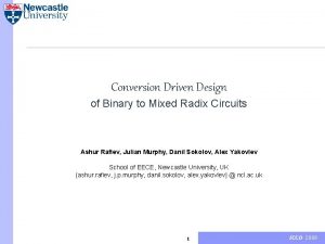 Conversion Driven Design of Binary to Mixed Radix