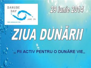 29 iunie 2008 ZIUA DUNRII FII ACTIV PENTRU