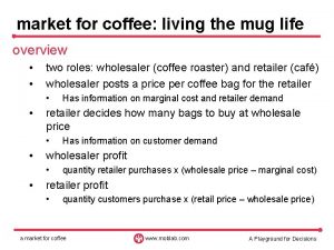 market for coffee living the mug life overview