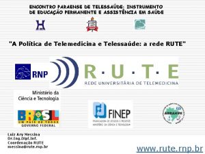 ENCONTRO PARAENSE DE TELESSADE INSTRUMENTO DE EDUCAO PERMANENTE