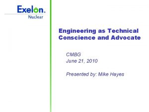 Engineering as Technical Conscience and Advocate CMBG June