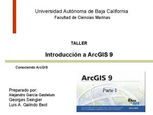 Universidad Autnoma de Baja California Facultad de Ciencias
