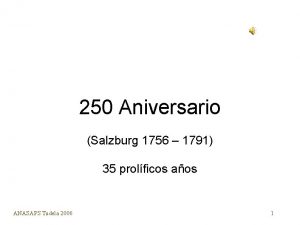 Mozart 250 Aniversario Salzburg 1756 1791 35 prolficos
