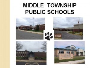 MIDDLE TOWNSHIP PUBLIC SCHOOLS 1 MIDDLE TOWNSHIP PUBLIC