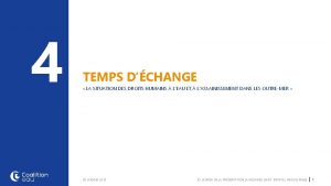 4 TEMPS DCHANGE LA SITUATION DES DROITS HUMAINS