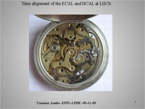 Time alignment of the ECAL and HCAL at