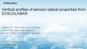 Vertical profiles of aerosol optical properties from EXSCALABAR