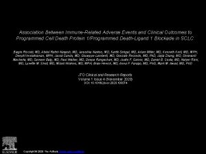 Association Between ImmuneRelated Adverse Events and Clinical Outcomes