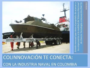 COLINNOVACIN TE CONECTA CON LA INDUSTRIA NAVAL EN