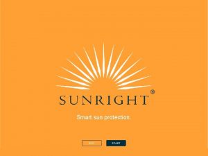 Smart sun protection EXIT START The Sun the