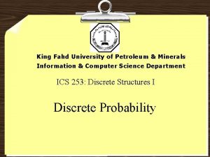 King Fahd University of Petroleum Minerals Information Computer