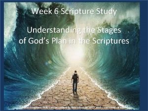 Week 6 Scripture Study Listening to Study Gods