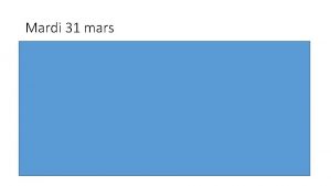 Mardi 31 mars Calcul mental La multiplication 10