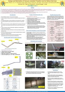 Design and fabrication of Vacuum Jacketed Transfer Line