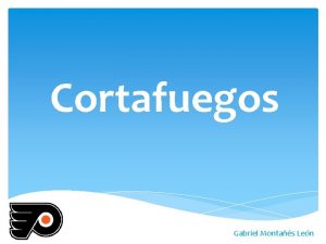 Cortafuegos Gabriel Montas Len Concepto Utilizacin de cortafuegos