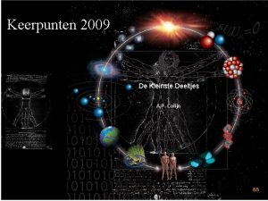 Keerpunten 2009 De Kleinste Deeltjes A P Colijn