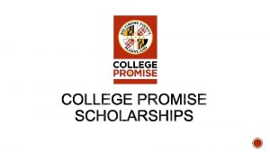 The Baltimore County College Promise programs and Maryland