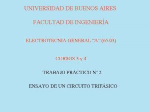 UNIVERSIDAD DE BUENOS AIRES FACULTAD DE INGENIERA ELECTROTECNIA