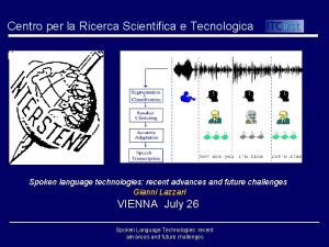 Centro per la Ricerca Scientifica e Tecnologica Spoken