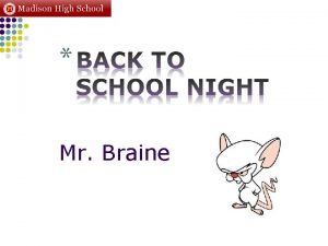 Mr Braine EMail brainekMadisonnjps org Course expectation sheet