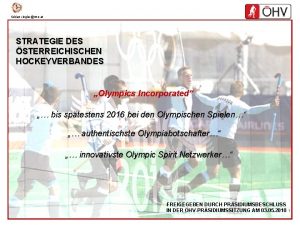 fabian ringlertmo at STRATEGIE DES STERREICHISCHEN HOCKEYVERBANDES Olympics