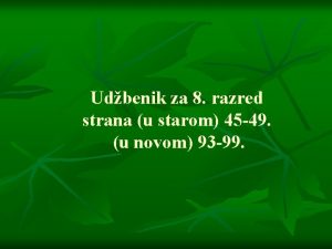 Udbenik za 8 razred strana u starom 45