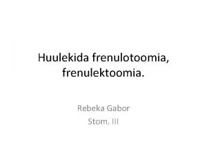 Rebeka gabor