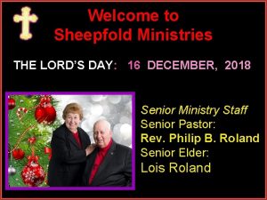 Sheepfold ministries