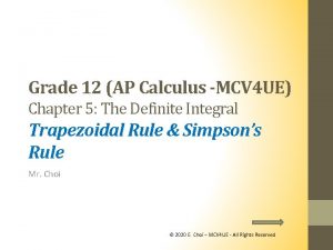 Grade 12 AP Calculus MCV 4 UE Chapter