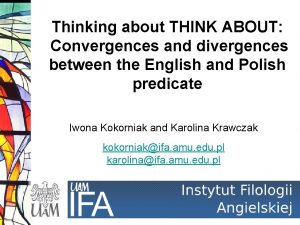 Thinking about THINK ABOUT Convergences and divergences between