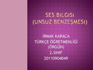 IRMAK KARACA TRKE RETMENL RGN 2 SINIF 20110904049