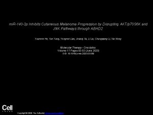 mi R140 3 p Inhibits Cutaneous Melanoma Progression