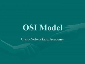 OSI Model Cisco Networking Academy Obsah o je