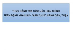 THC HNH TRA CU LIU HIU CHNH TRN