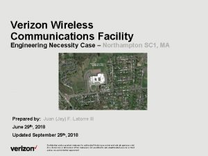 Verizon Wireless Communications Facility Engineering Necessity Case Northampton