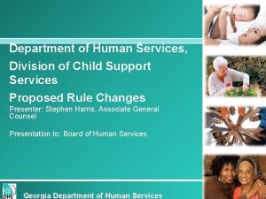 Department of Human Services Division of Child Support