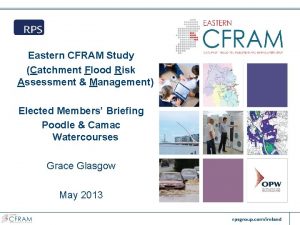 Eastern CFRAM Study Catchment Flood Risk Assessment Management