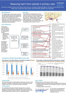 Reducing harm from opioids in primary care Tara