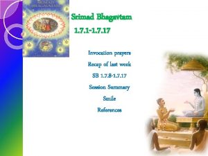 Srimad Bhagavtam 1 7 1 1 7 17