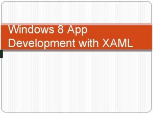 Windows 8 App Development with XAML New version