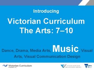 Introducing Victorian Curriculum The Arts 7 10 Dance