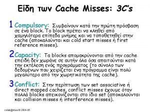 T 3 Cs Cache Miss Rates SPEC 92