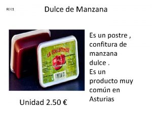 R 001 Dulce de Manzana Unidad 2 50