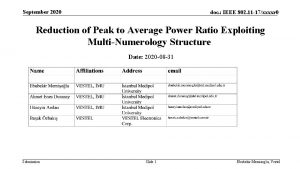 September 2020 doc IEEE 802 11 17xxxxr 0