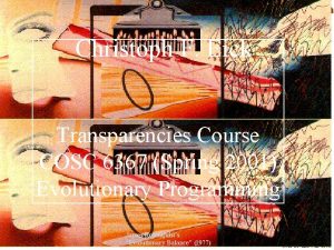 Christoph F Eick Transparencies Course COSC 6367 Spring